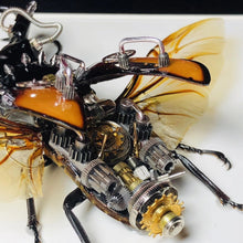Load image into Gallery viewer, Steampunk Cyborg Mechanical Beetle Insects Bugs Kinetic
